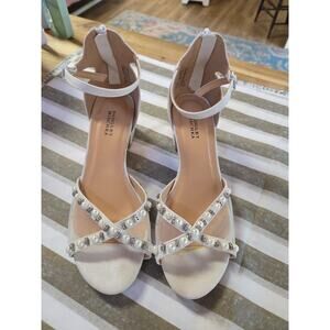 Badgley Mischka Formal Shoes Bridal Wedding Prom Size 5